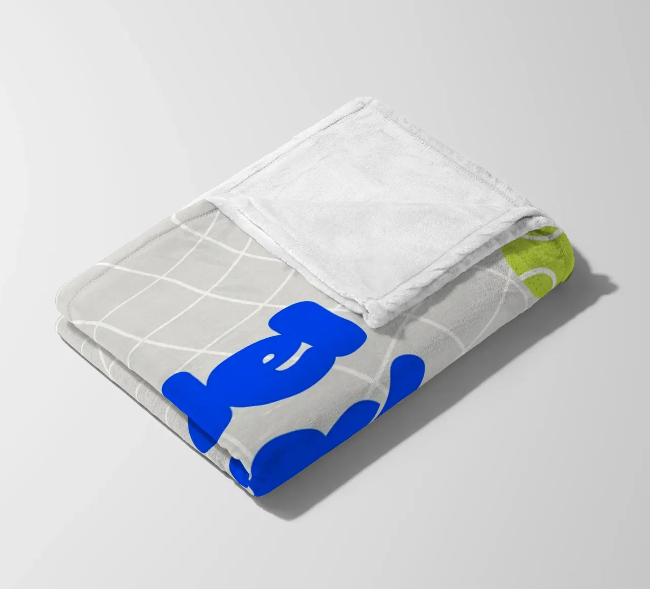 Padel Every Day coperta in pile da Diesdas Ananas Design