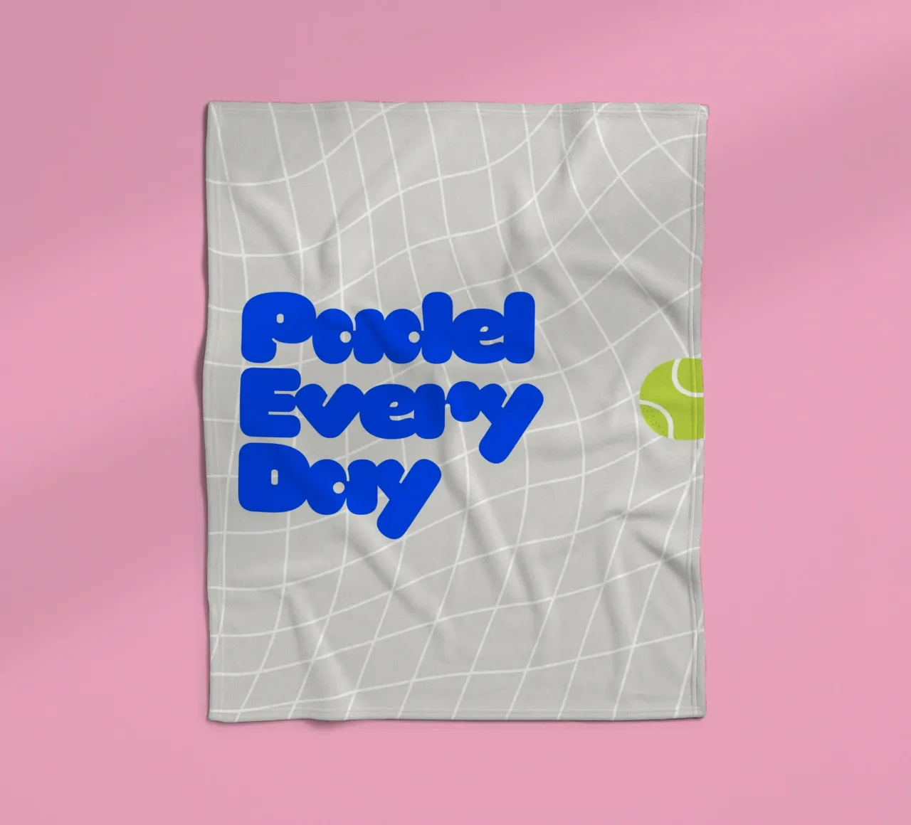 Padel Every Day coperta in pile da Diesdas Ananas Design