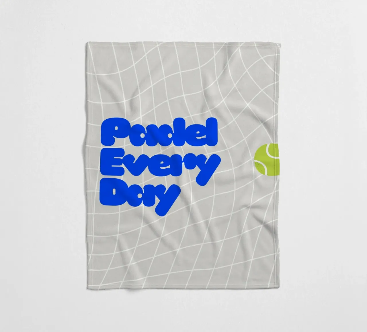 Padel Every Day coperta in pile da Diesdas Ananas Design