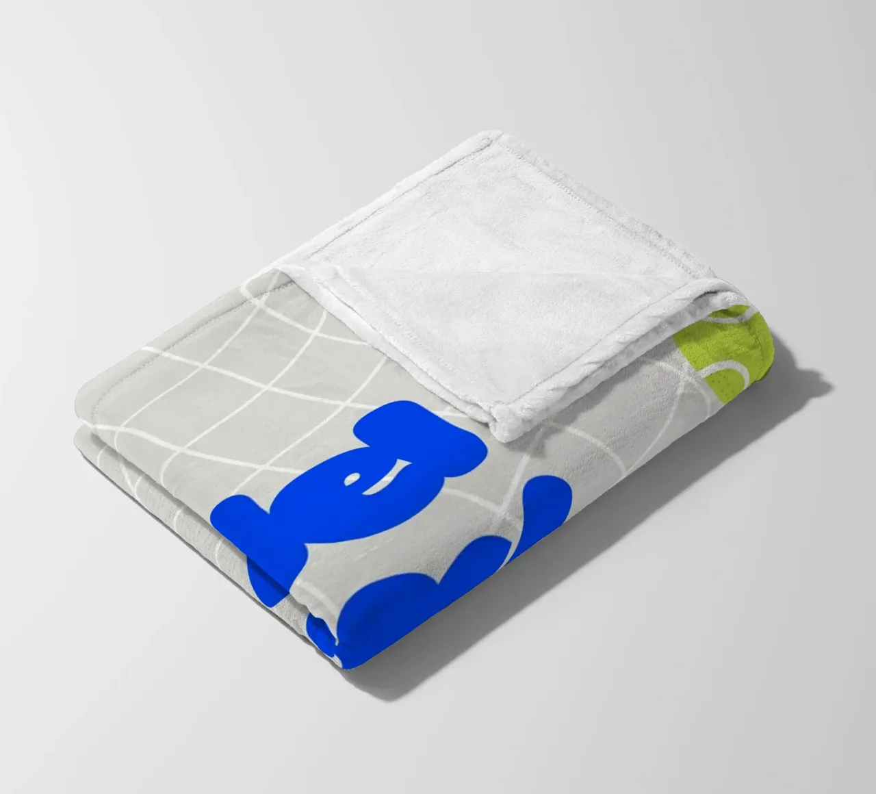 Padel Every Day coperta in pile da Diesdas Ananas Design