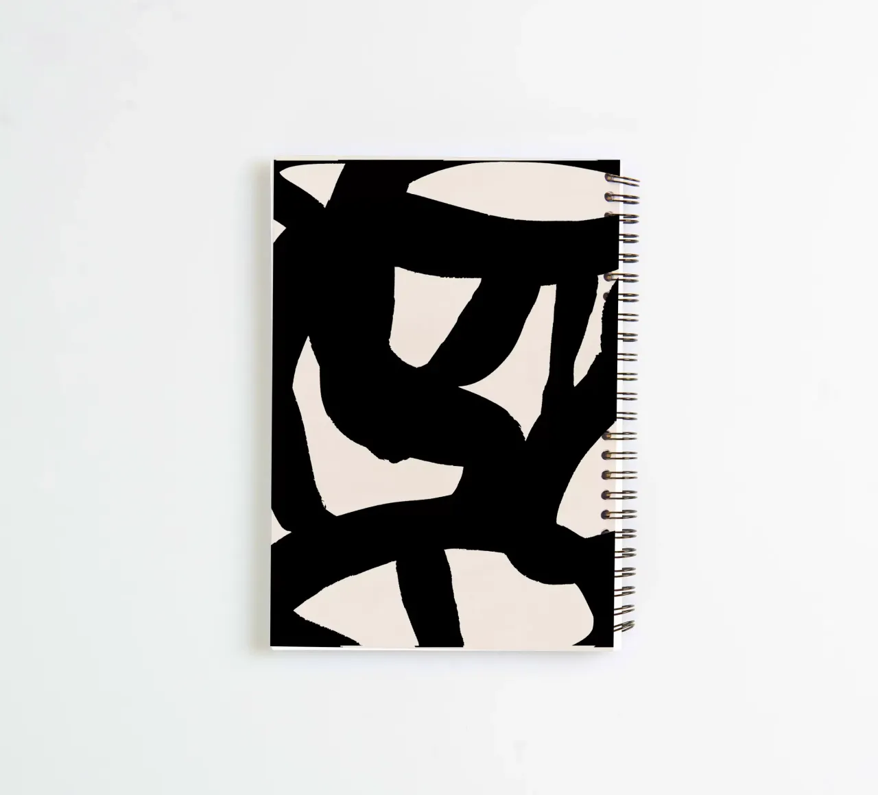 Modern Abstract Art 118 spiral notebook by ThingDesign