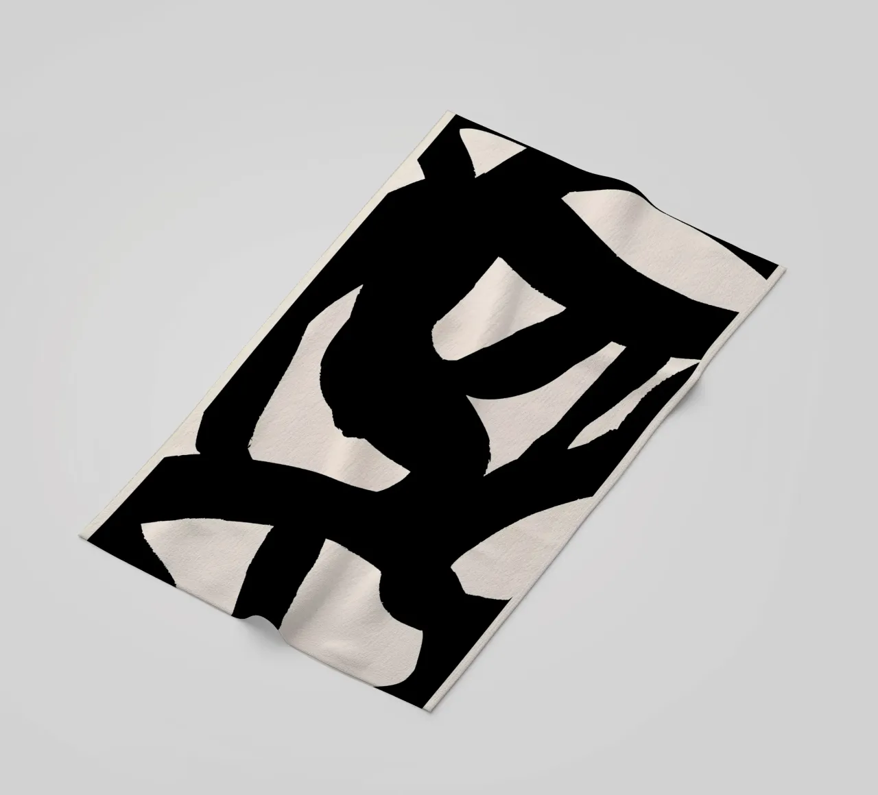 Modern Abstract Art 118 beach towel by ThingDesign