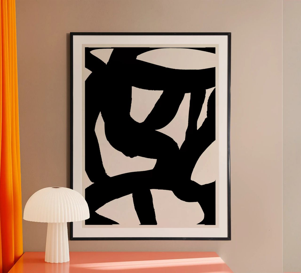 Art abstrait moderne 118 poster de ThingDesign