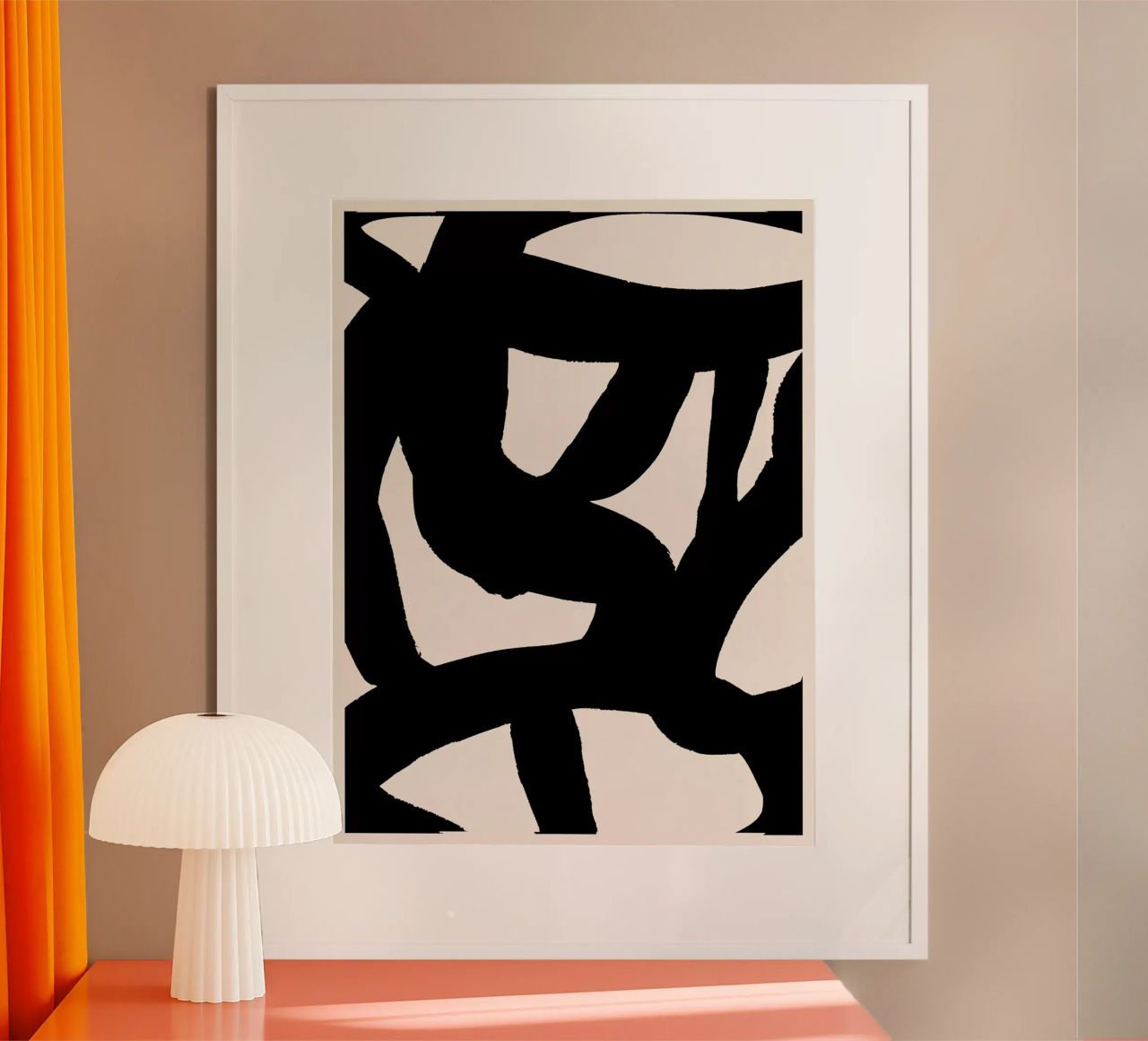 Art abstrait moderne 118 poster de ThingDesign