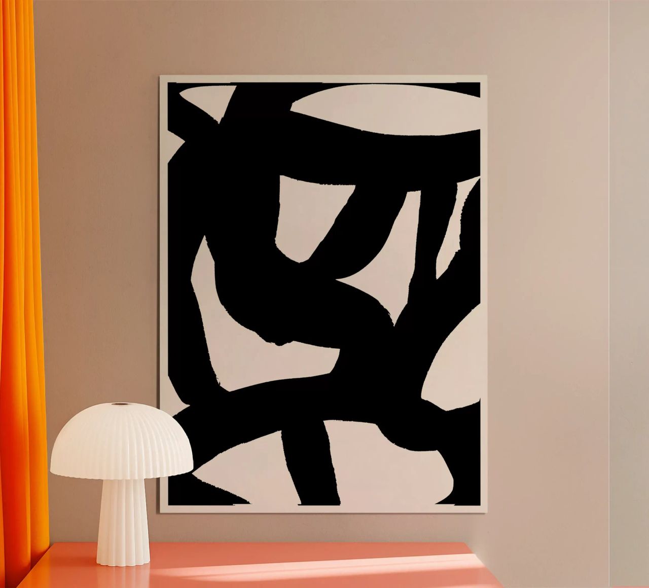 Art abstrait moderne 118 poster de ThingDesign