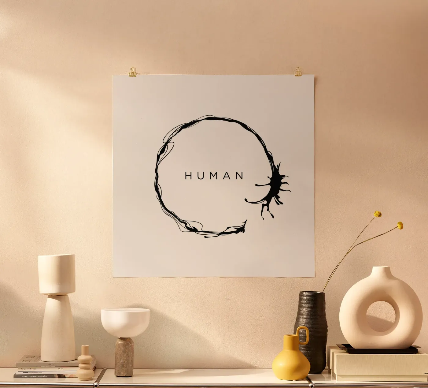 HUMAN poster van 7115