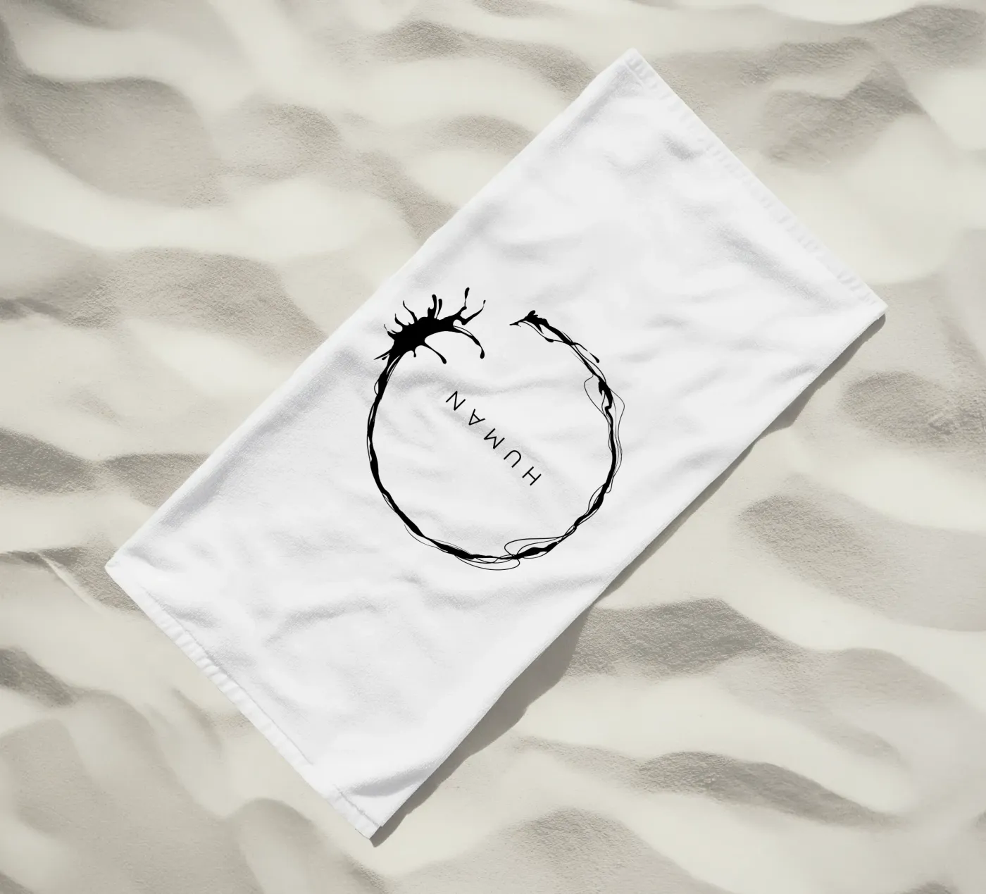 HUMAN beach towel by 7115