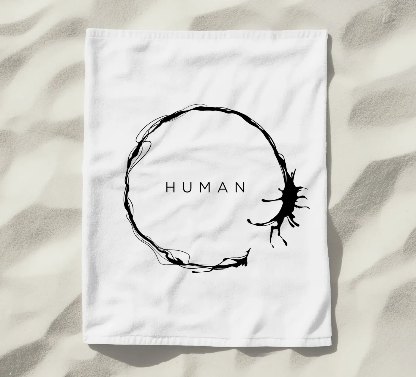 HUMAN beach towel by 7115