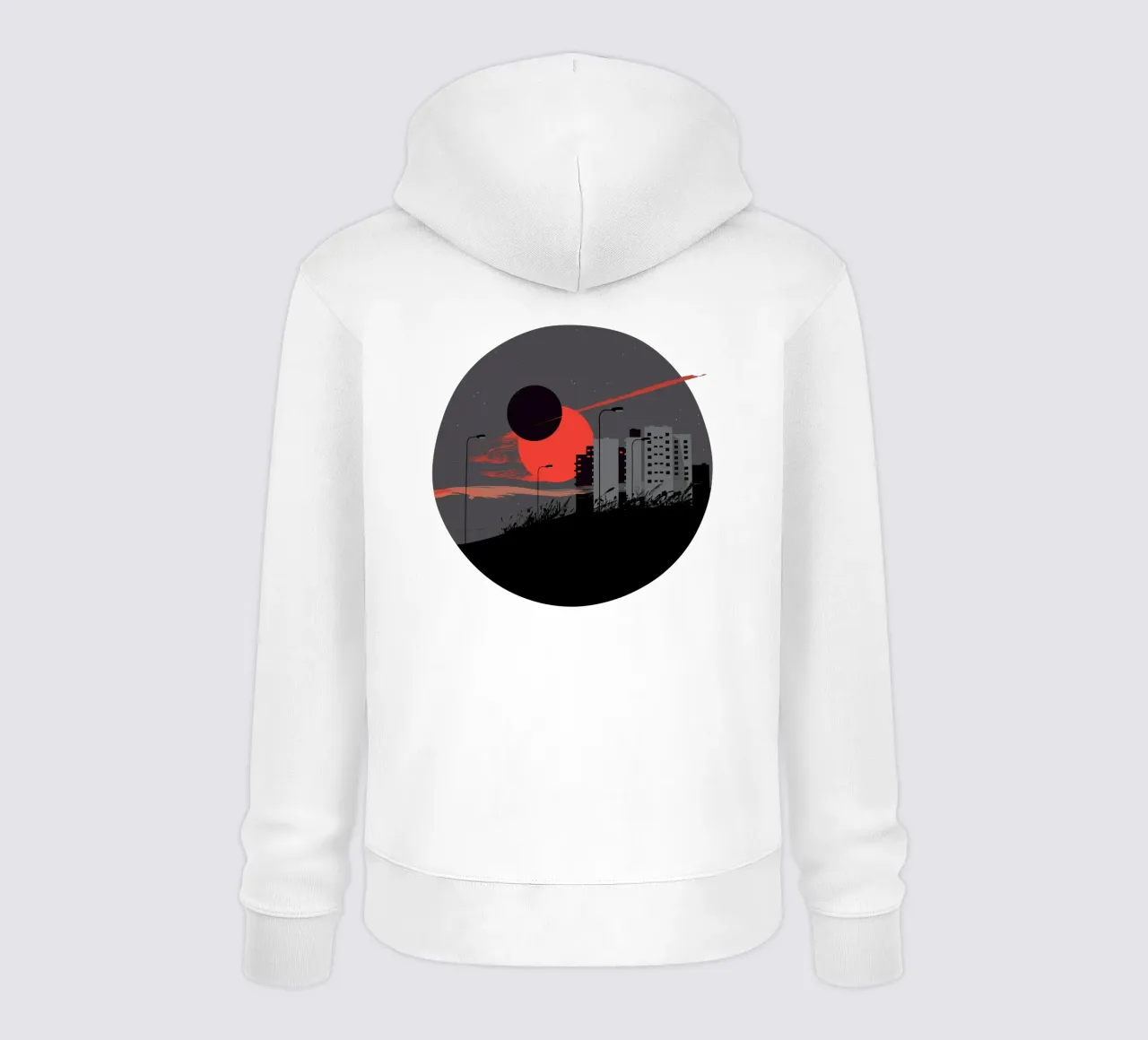 brutalist apocalypse felpa con cappuccio da 7115