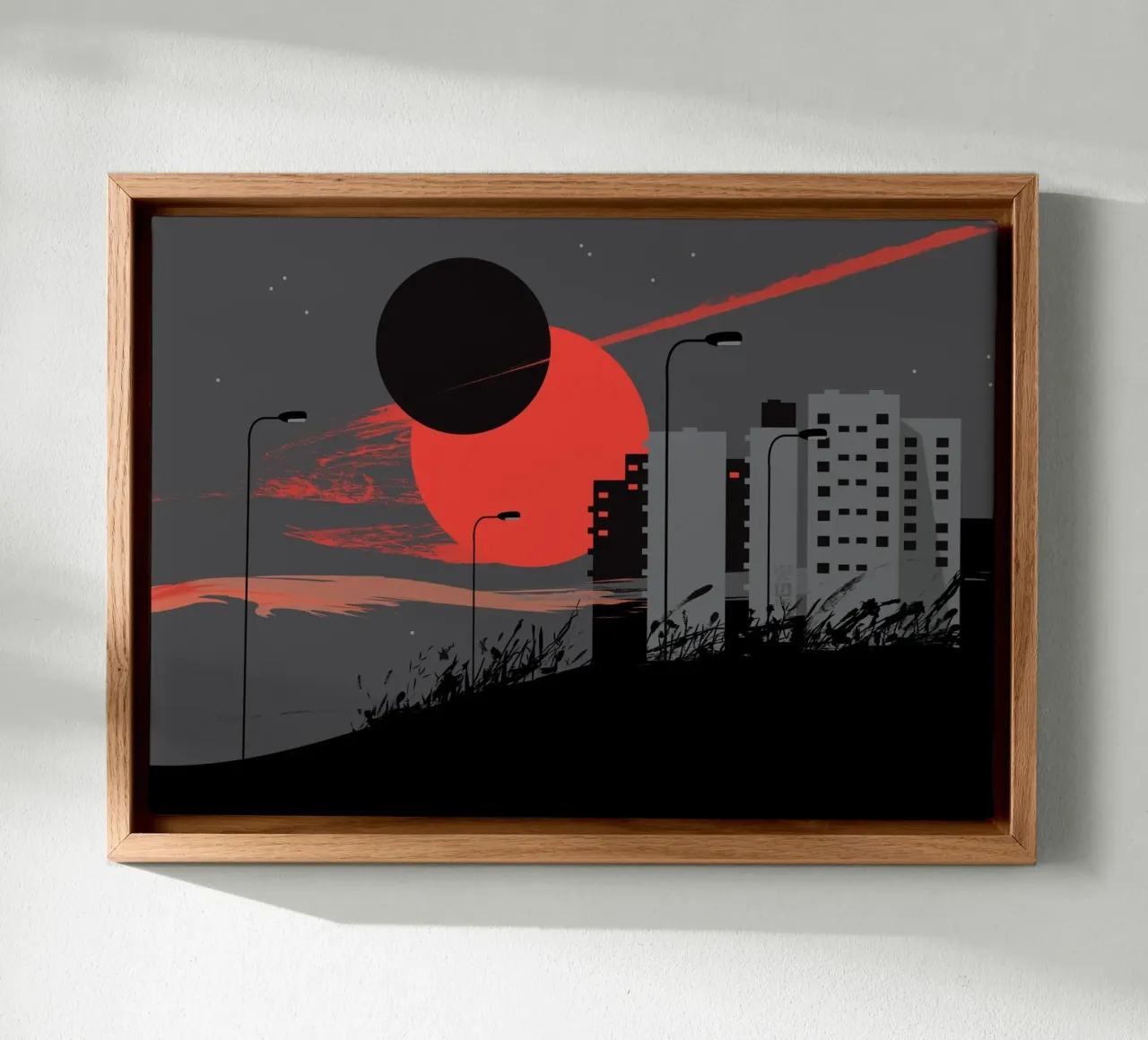 brutalist apocalypse tela con Cornice a cassetta da 7115