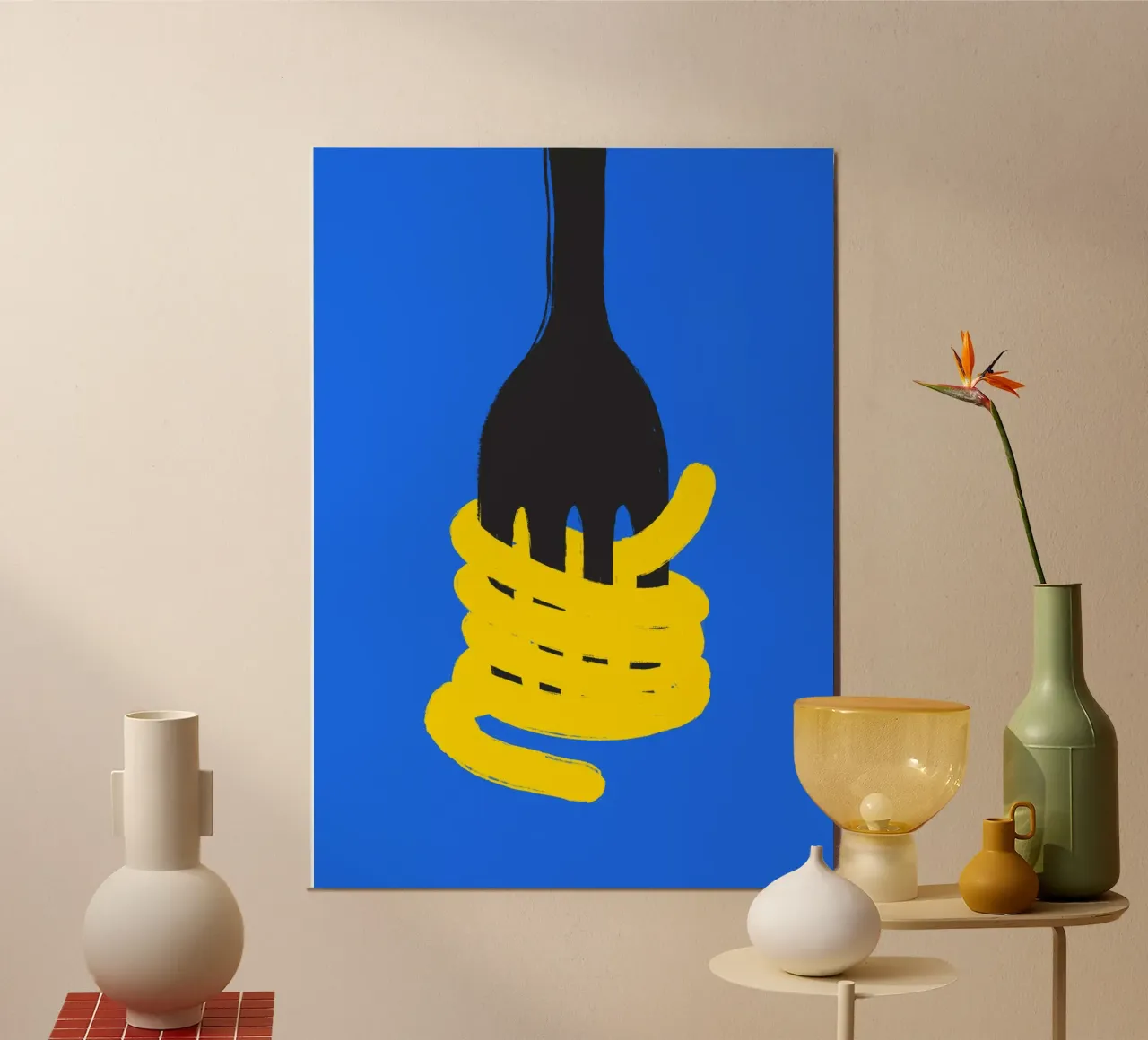 Noodeling around poster con telaio in legno da felixschuster