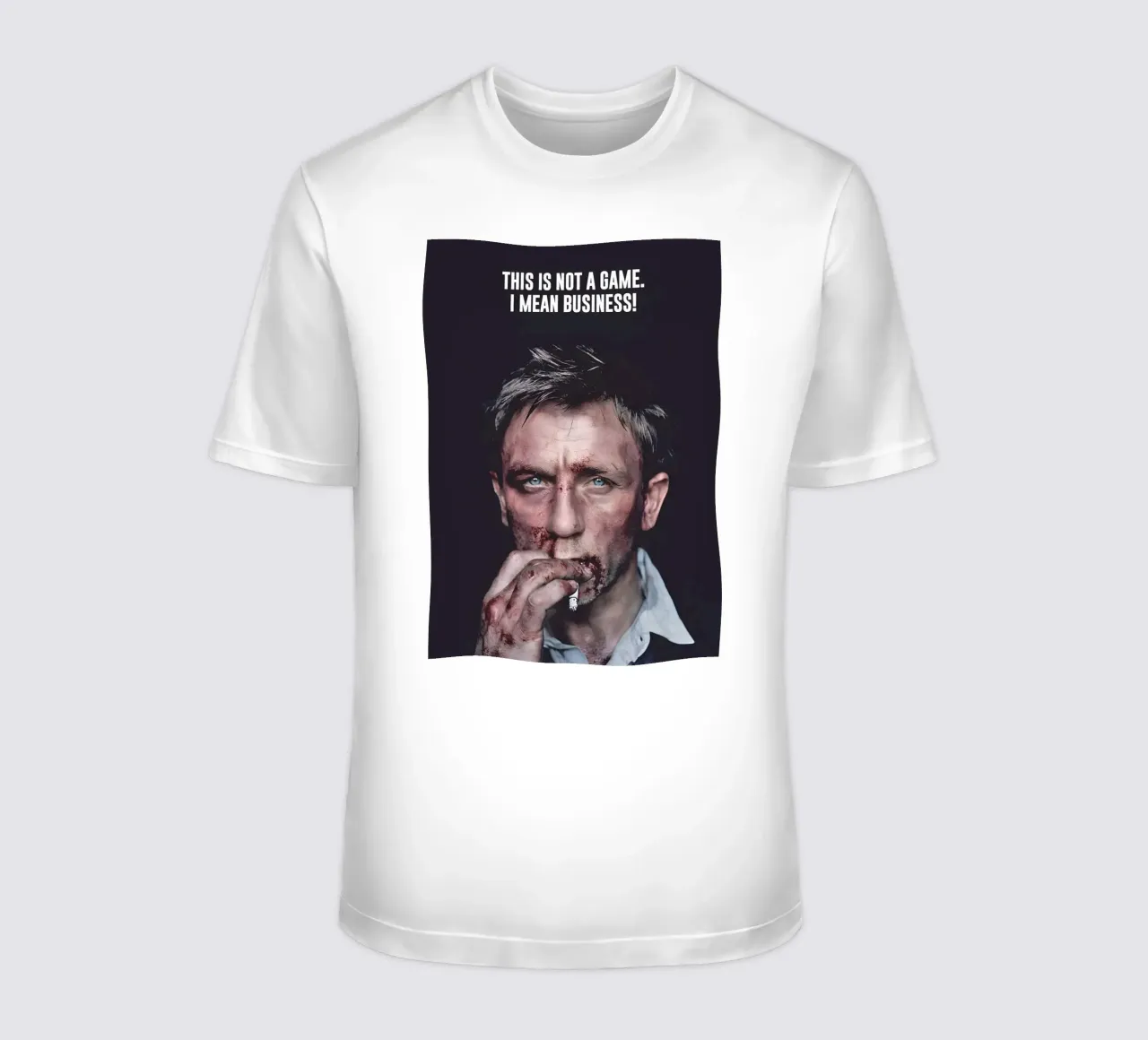 THIS NOT A GAME t-shirt da Type & Tape
