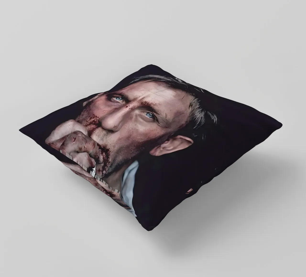 THIS NOT A GAME cuscino da Type & Tape