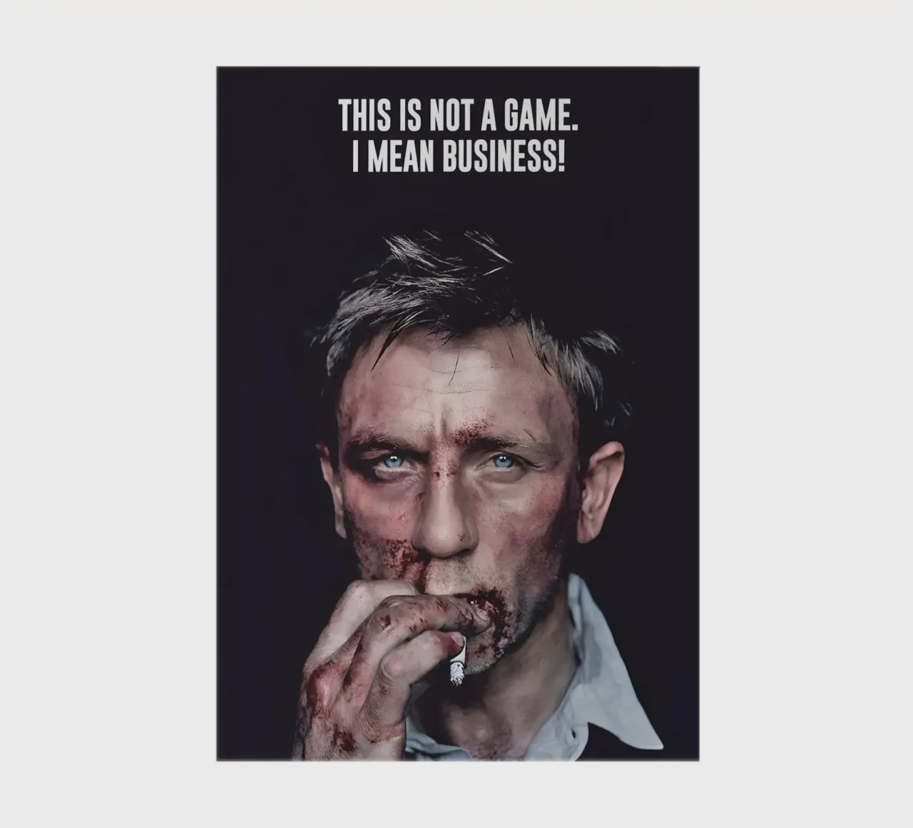 THIS NOT A GAME notebook by Type & Tape