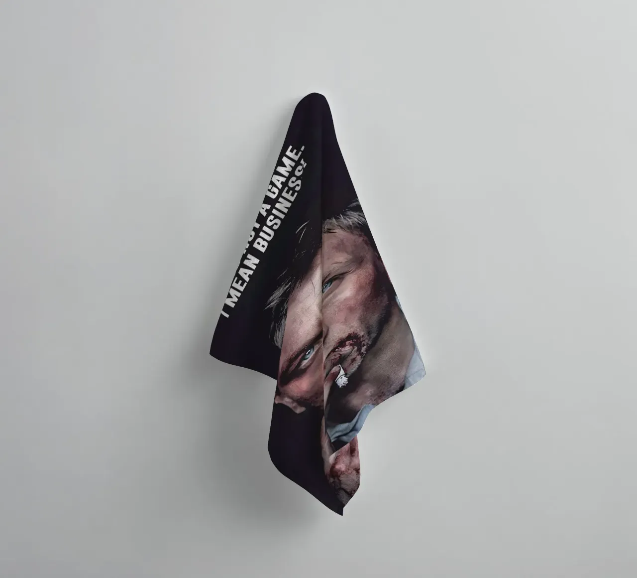 THIS NOT A GAME asciugamano da bagno da Type & Tape