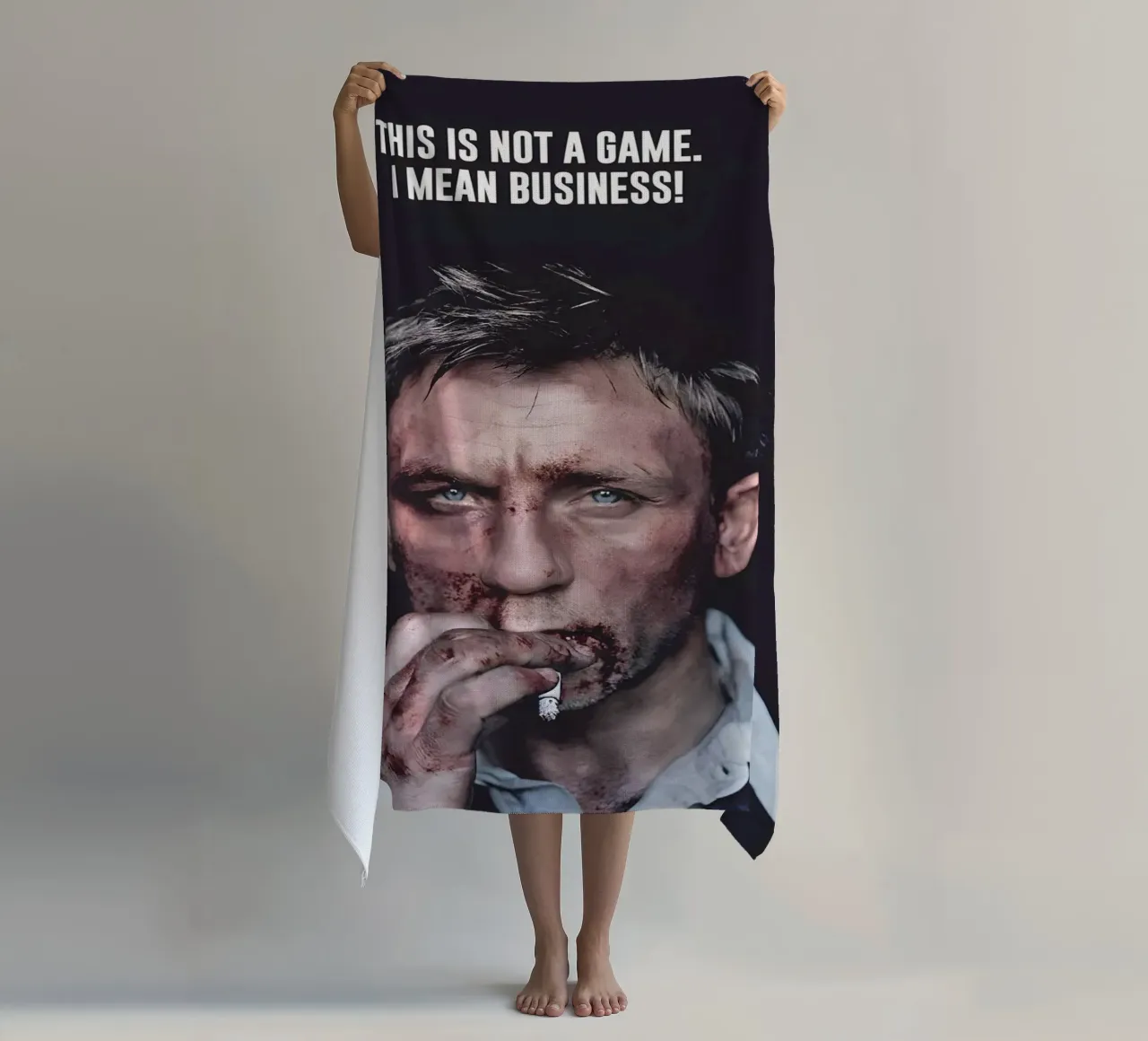 THIS NOT A GAME telo mare da Type & Tape