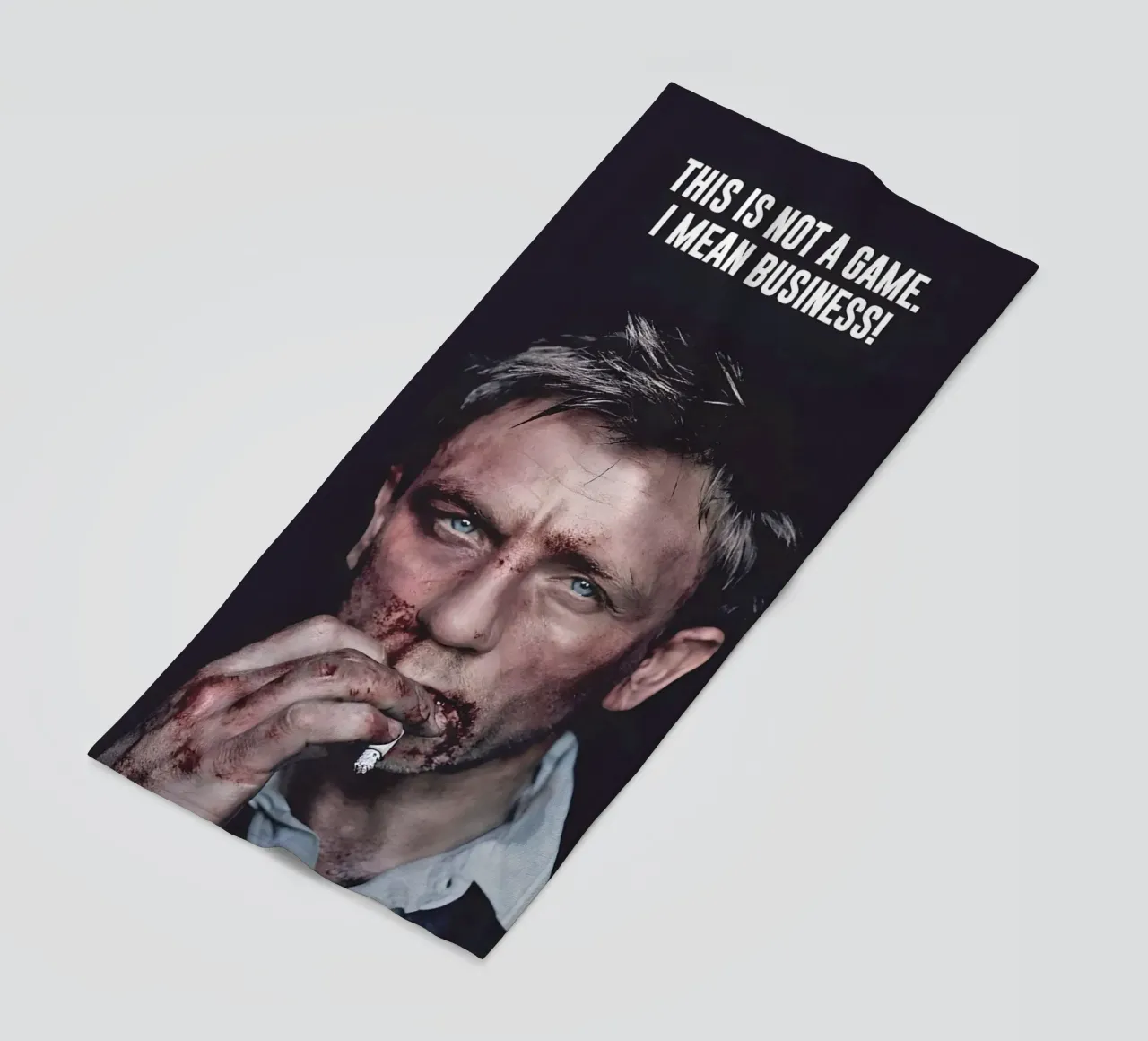 THIS NOT A GAME telo mare da Type & Tape