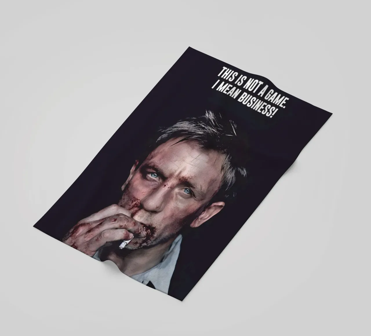 THIS NOT A GAME telo mare da Type & Tape