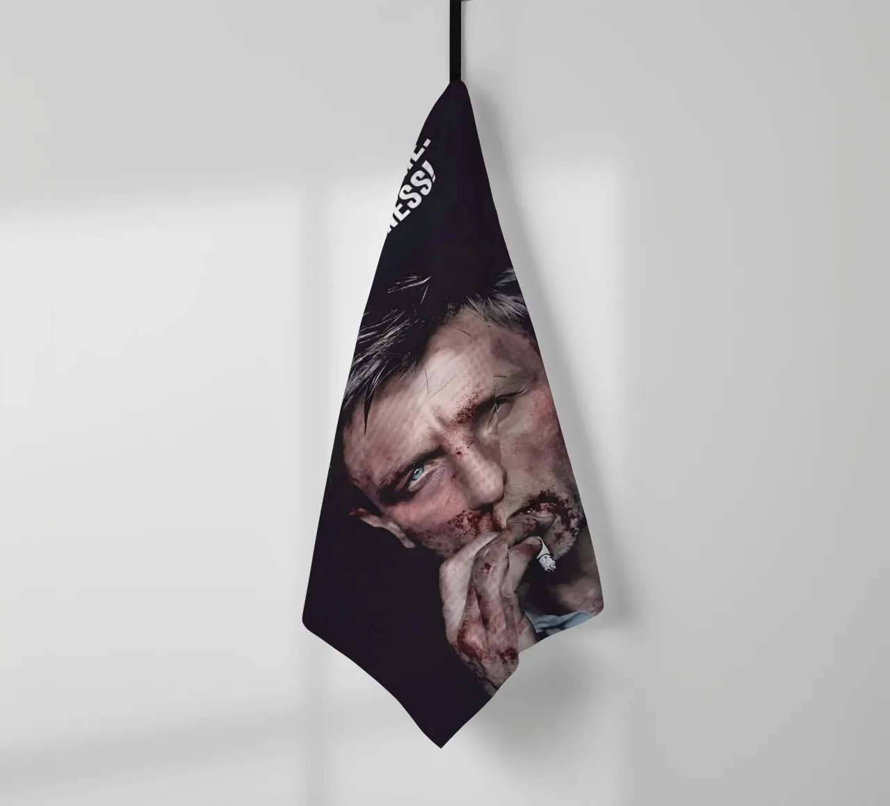 THIS NOT A GAME canovaccio da cucina da Type & Tape