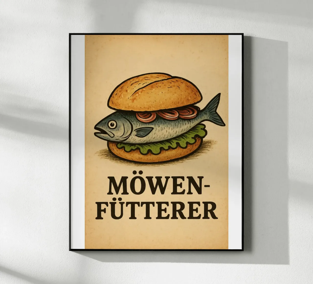 Möwenfütterer plexiglass da Fies&Fein