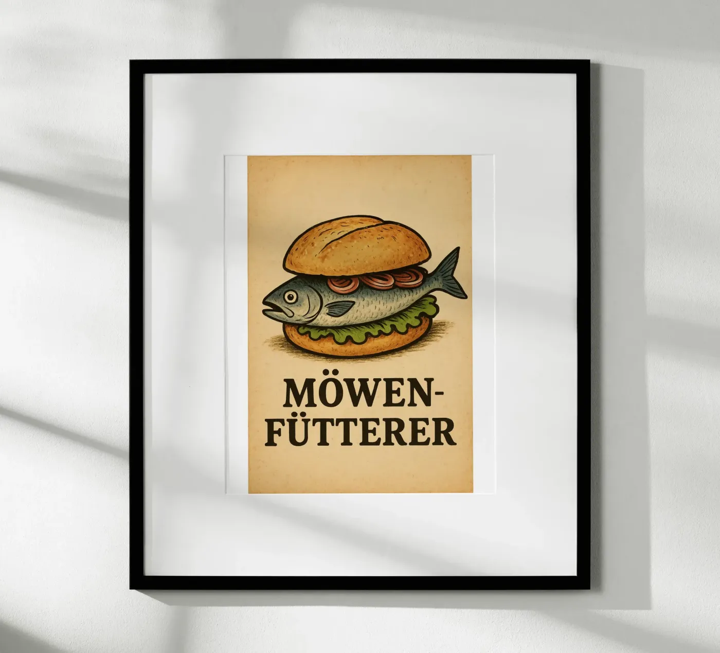 Möwenfütterer poster da Fies&Fein