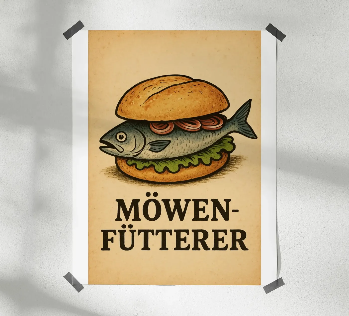 Möwenfütterer poster da Fies&Fein