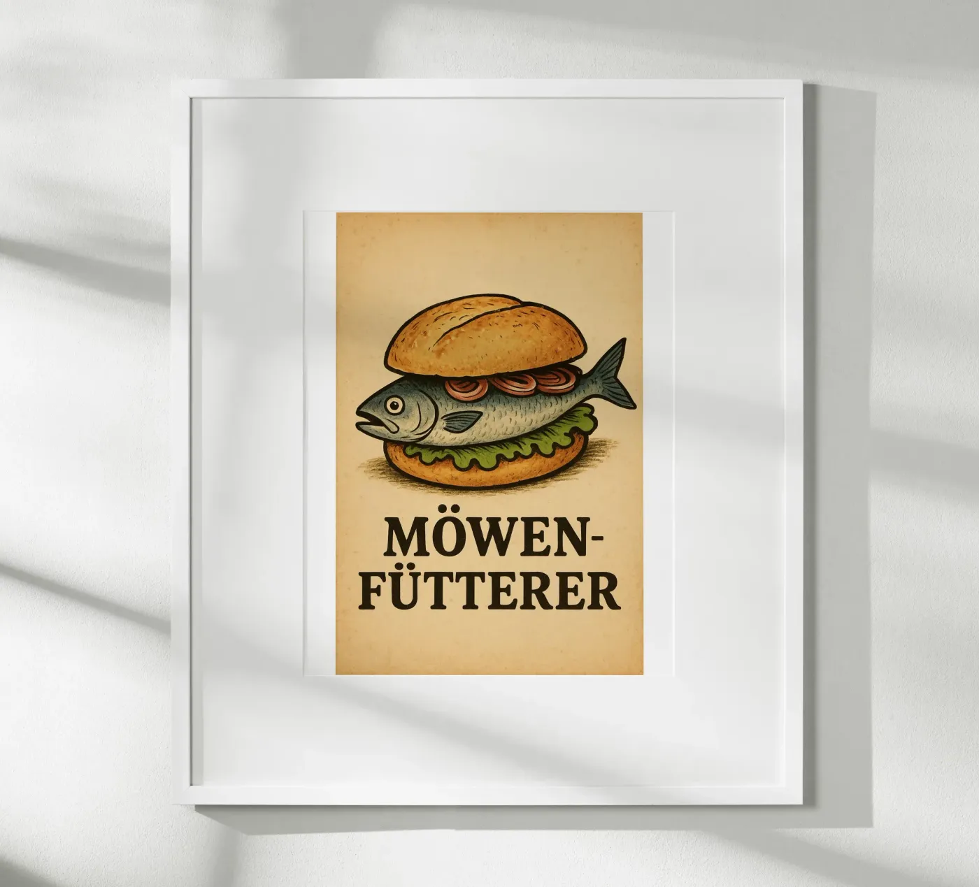 Möwenfütterer poster da Fies&Fein