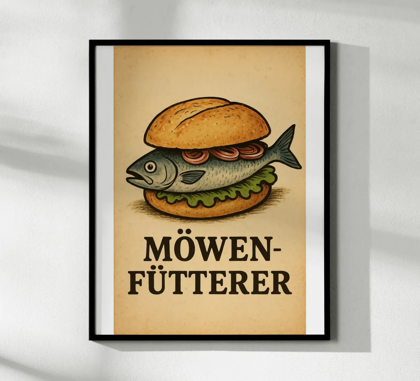 Möwenfütterer poster da Fies&Fein