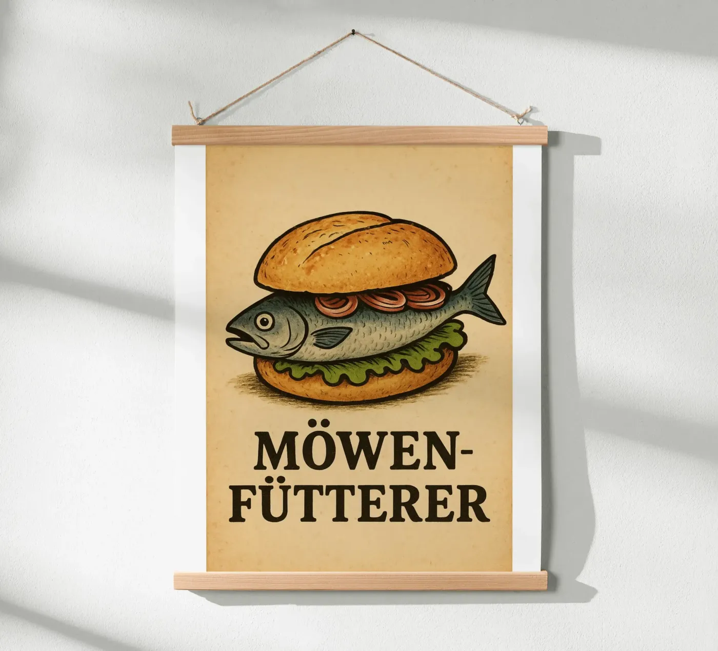 Möwenfütterer poster da Fies&Fein