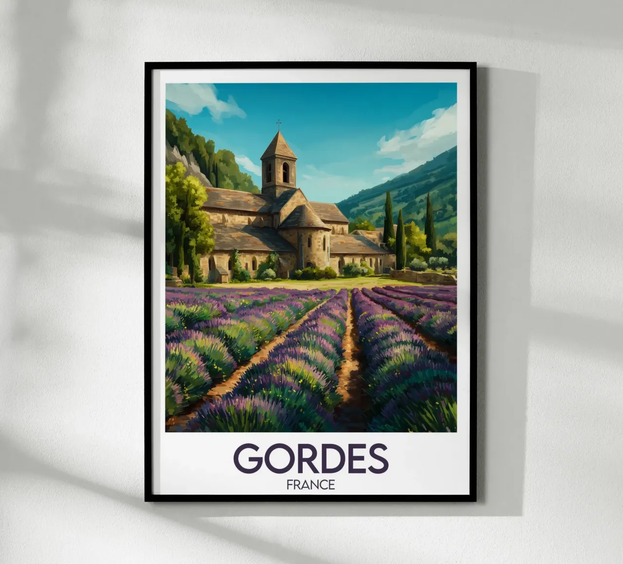 Affiche Gordes France hahnemühle de Frame the World
