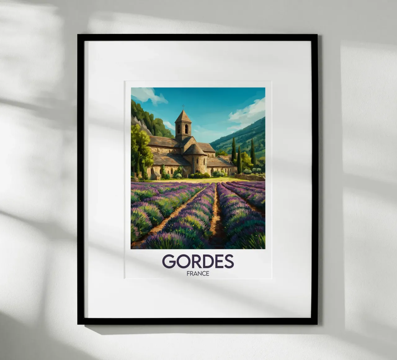 Affiche Gordes France hahnemühle de Frame the World