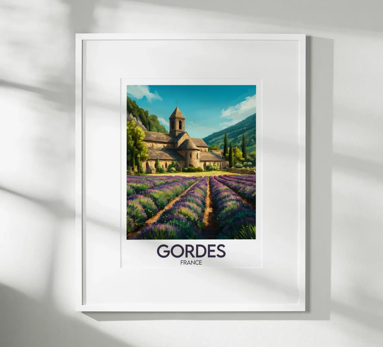 Affiche Gordes France hahnemühle de Frame the World