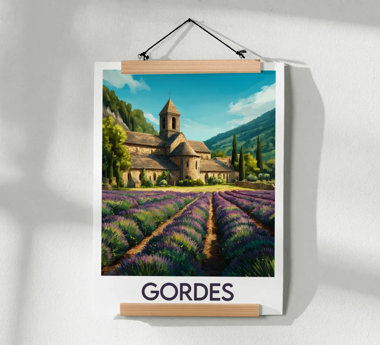 Affiche Gordes France hahnemühle de Frame the World