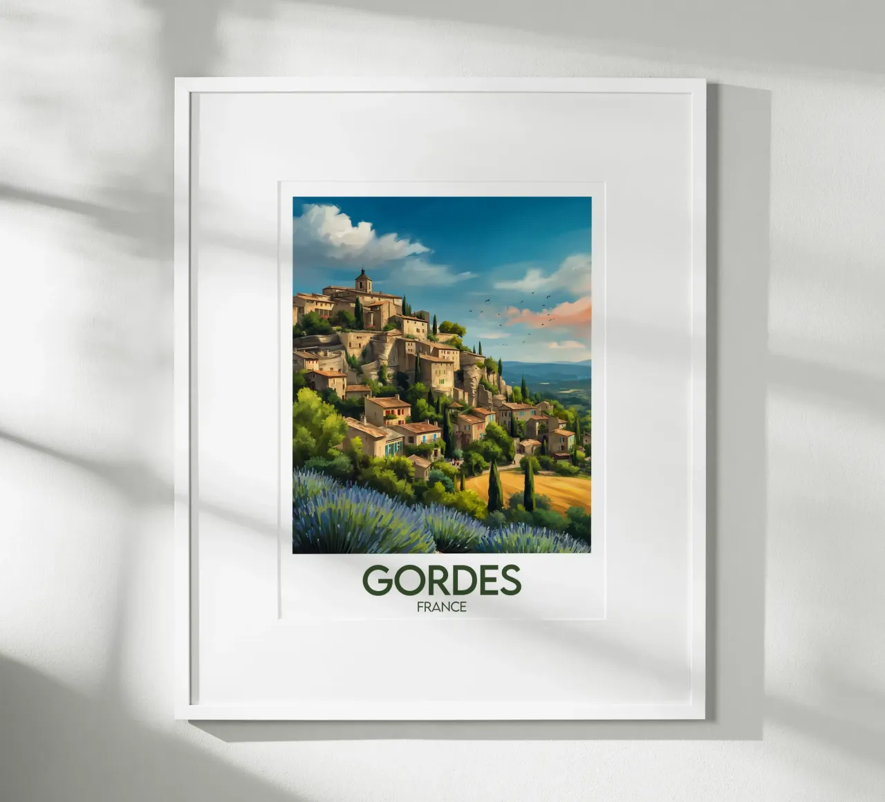 Gordes France poster poster by Frame the World