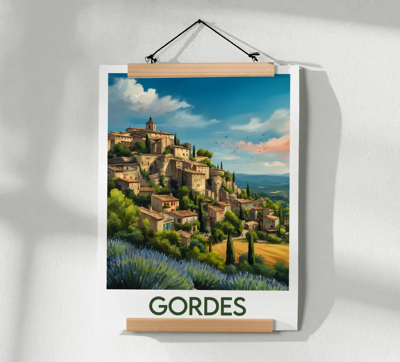 Gordes France poster poster by Frame the World