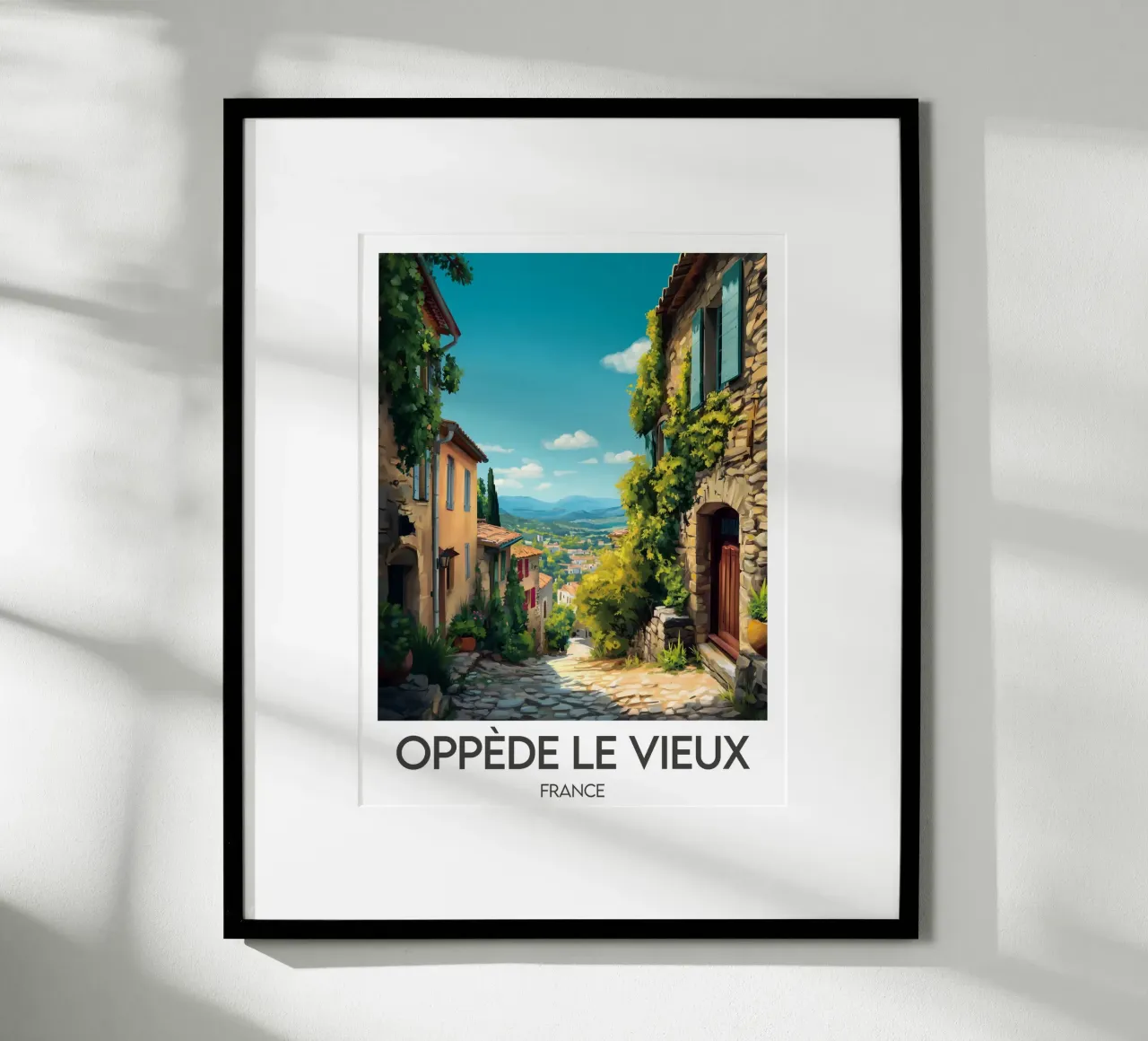 Poster Oppède le Vieux poster da Frame the World