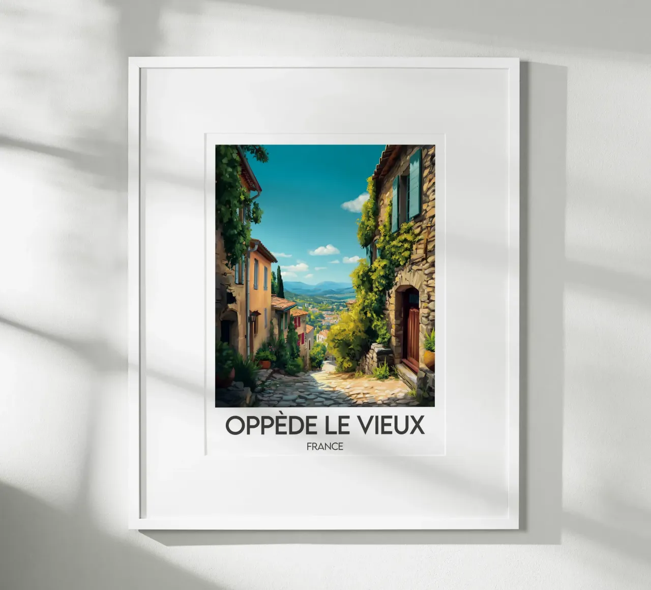 Poster Oppède le Vieux poster da Frame the World