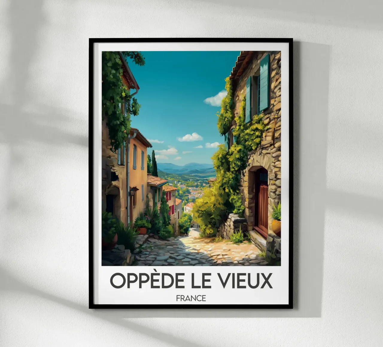 Poster Oppède le Vieux poster da Frame the World