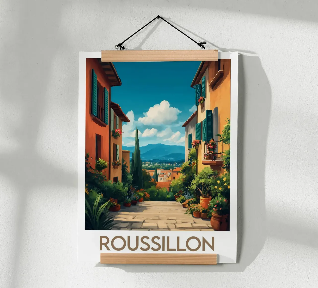 Affiche Roussillon poster da Frame the World