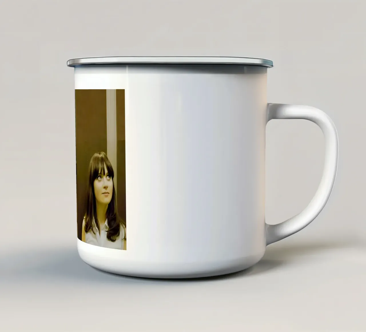 Tom & Summer tazza in smalto da Low poly art