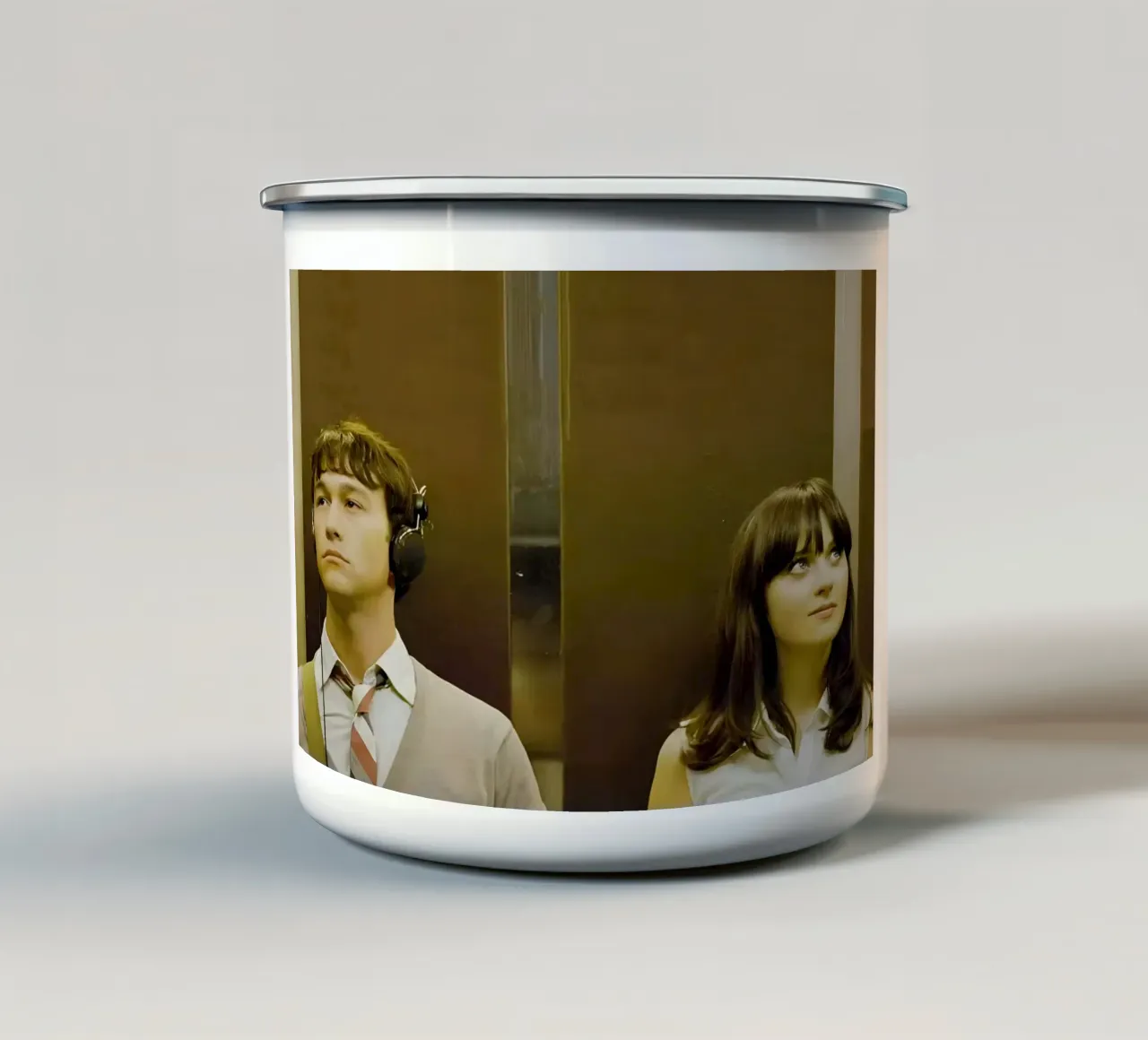 Tom & Summer tazza in smalto da Low poly art