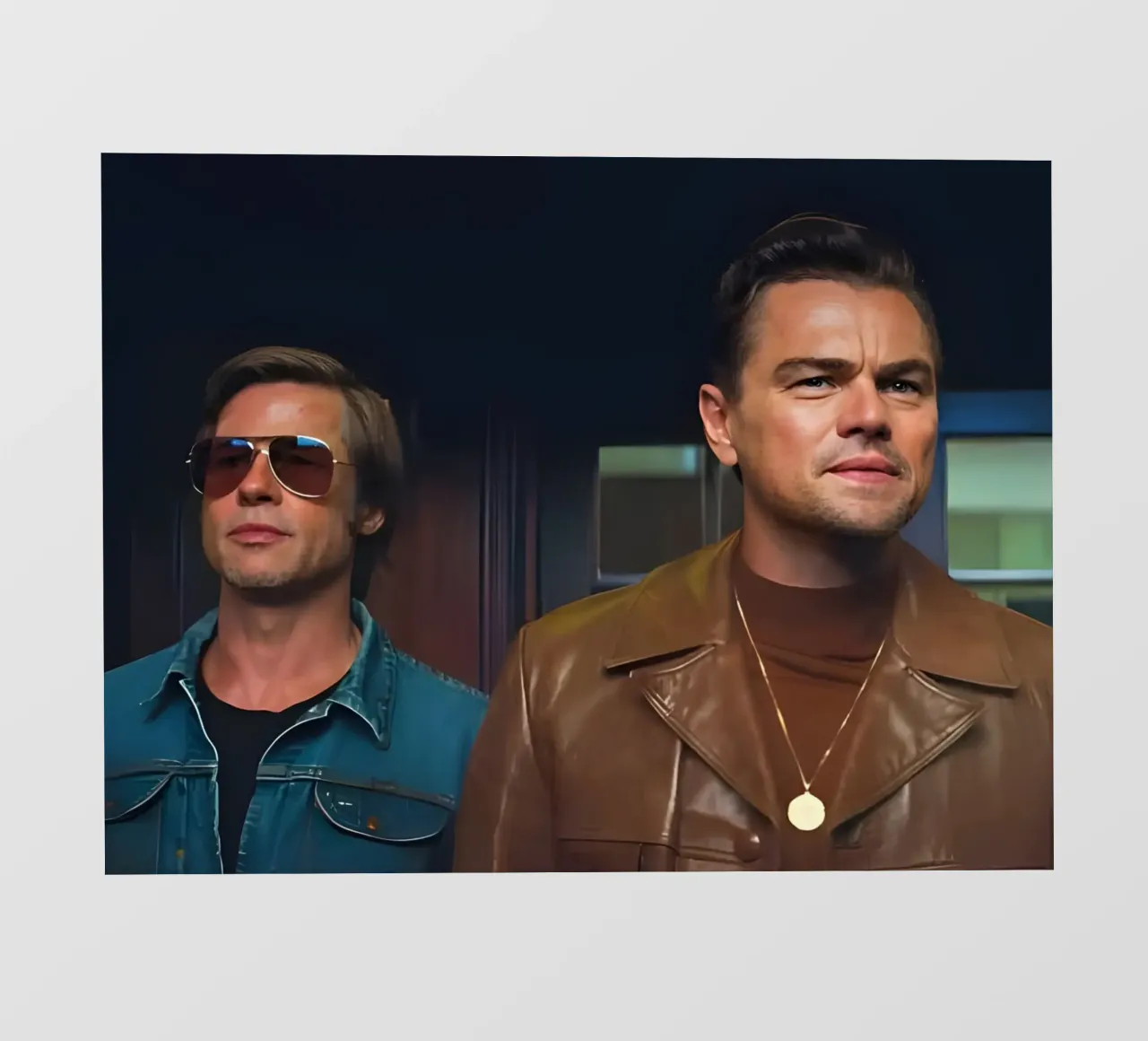 Cliff &  Rick Dalton telo in pvc da Low poly art