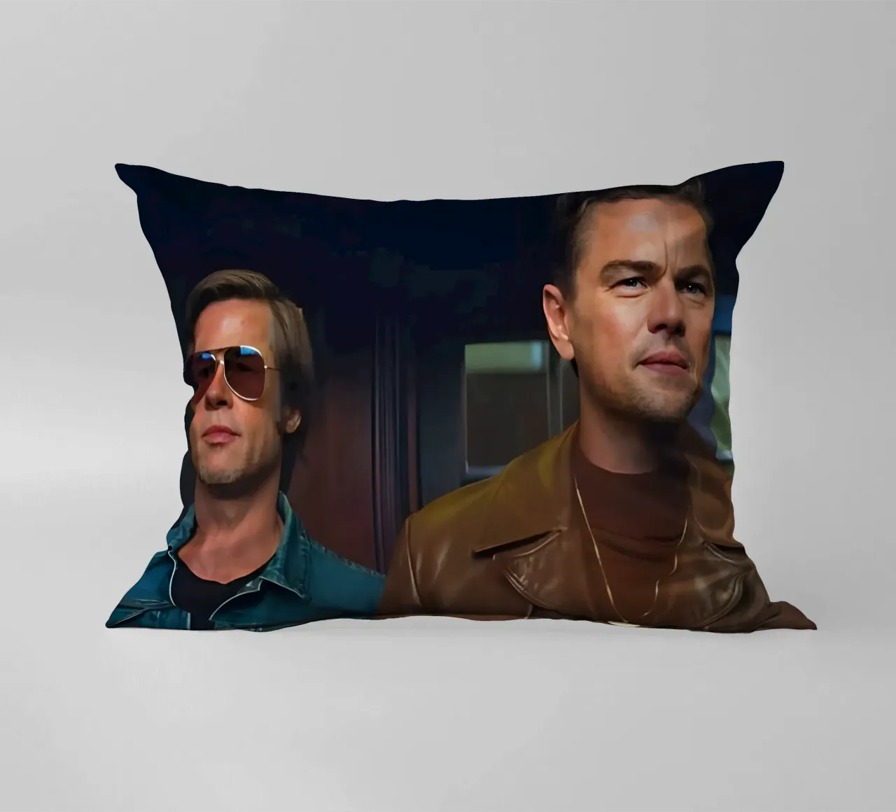 Cliff &  Rick Dalton cuscino da Low poly art