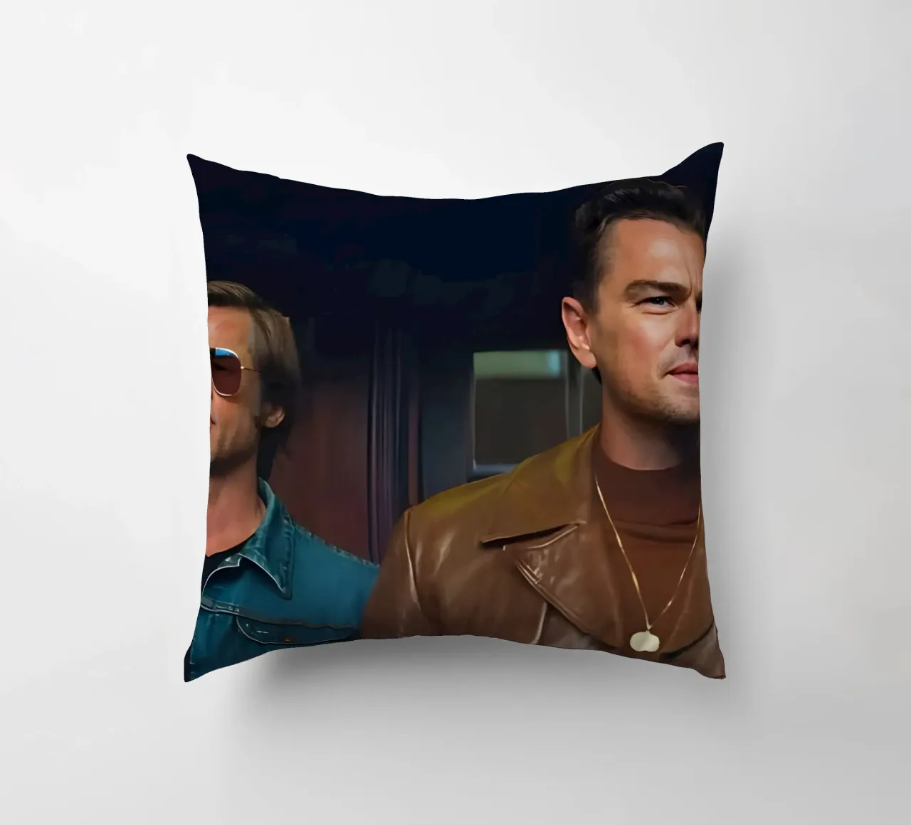 Cliff &  Rick Dalton cuscino da Low poly art
