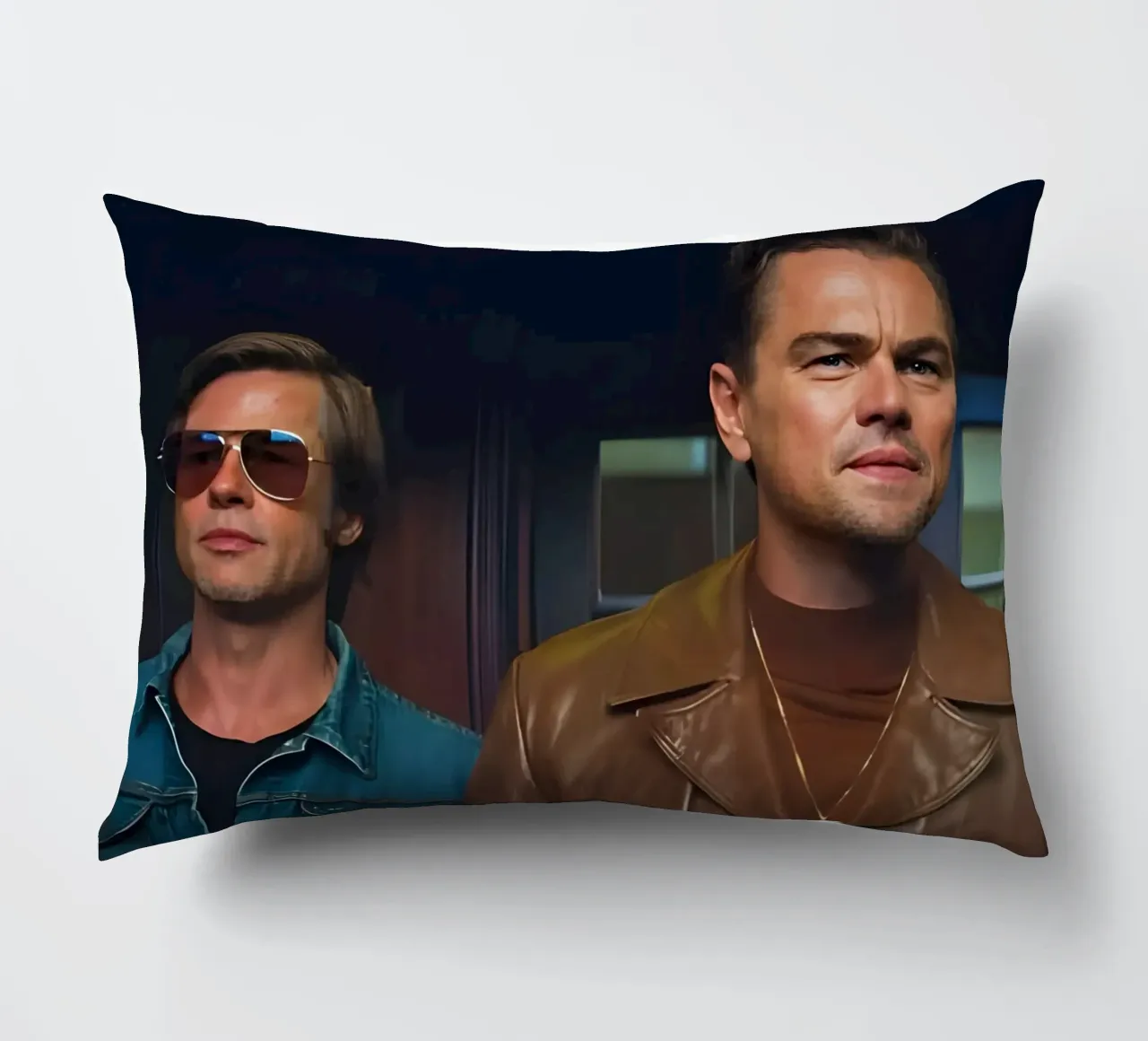 Cliff &  Rick Dalton cuscino da Low poly art