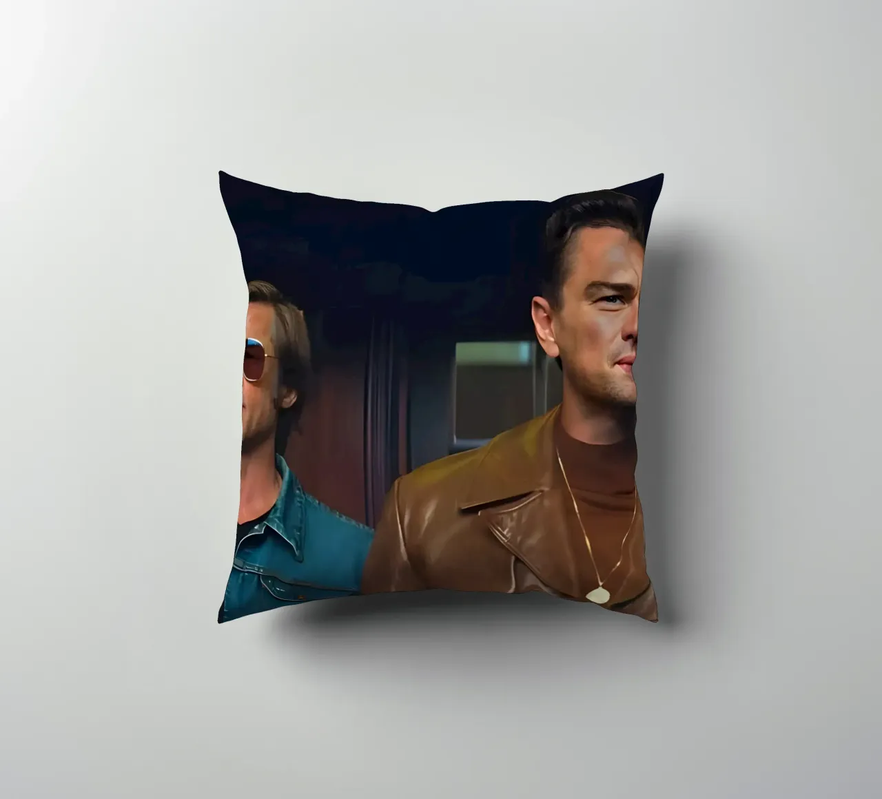 Cliff &  Rick Dalton cuscino da Low poly art