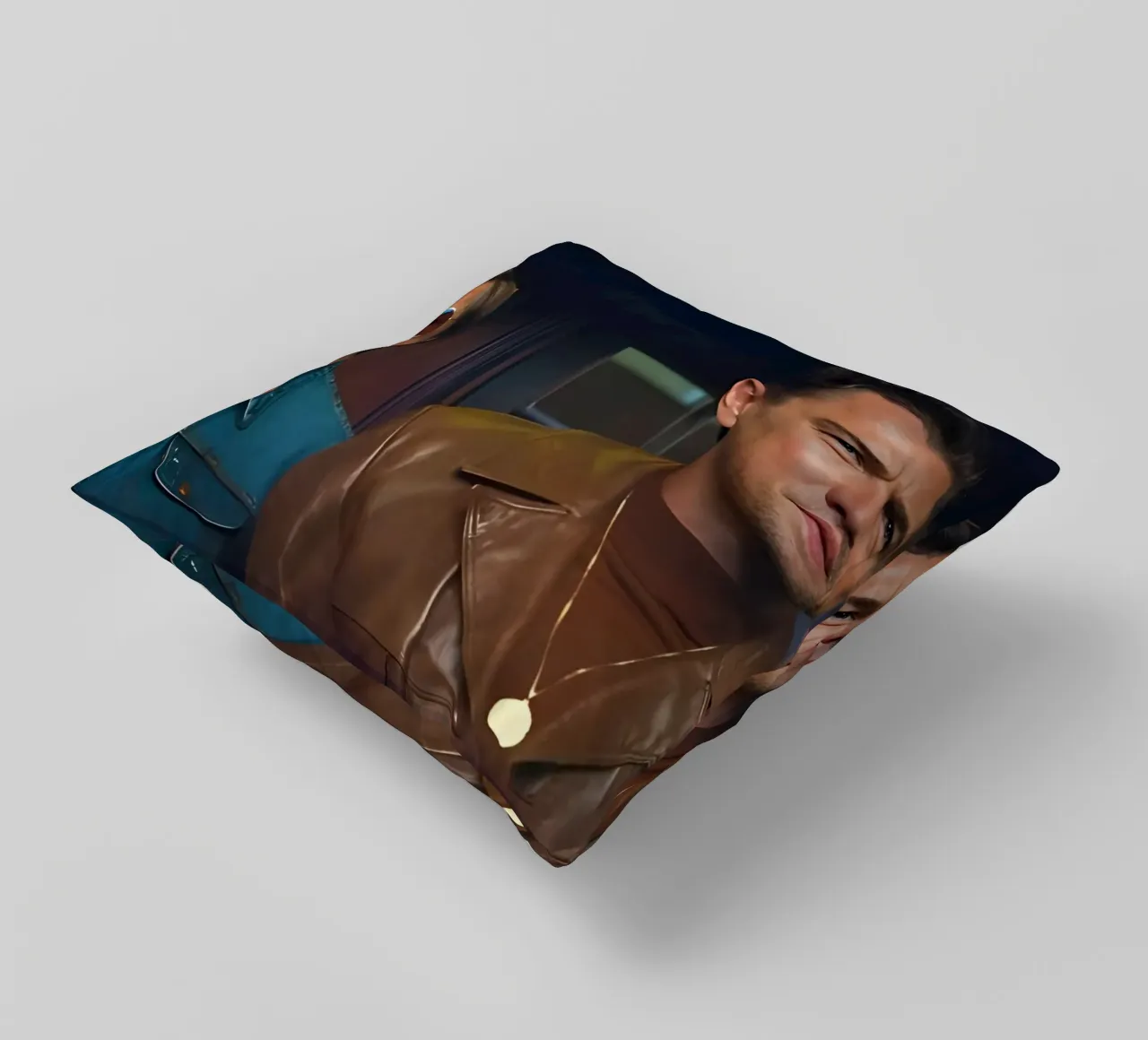Cliff &  Rick Dalton cuscino da Low poly art