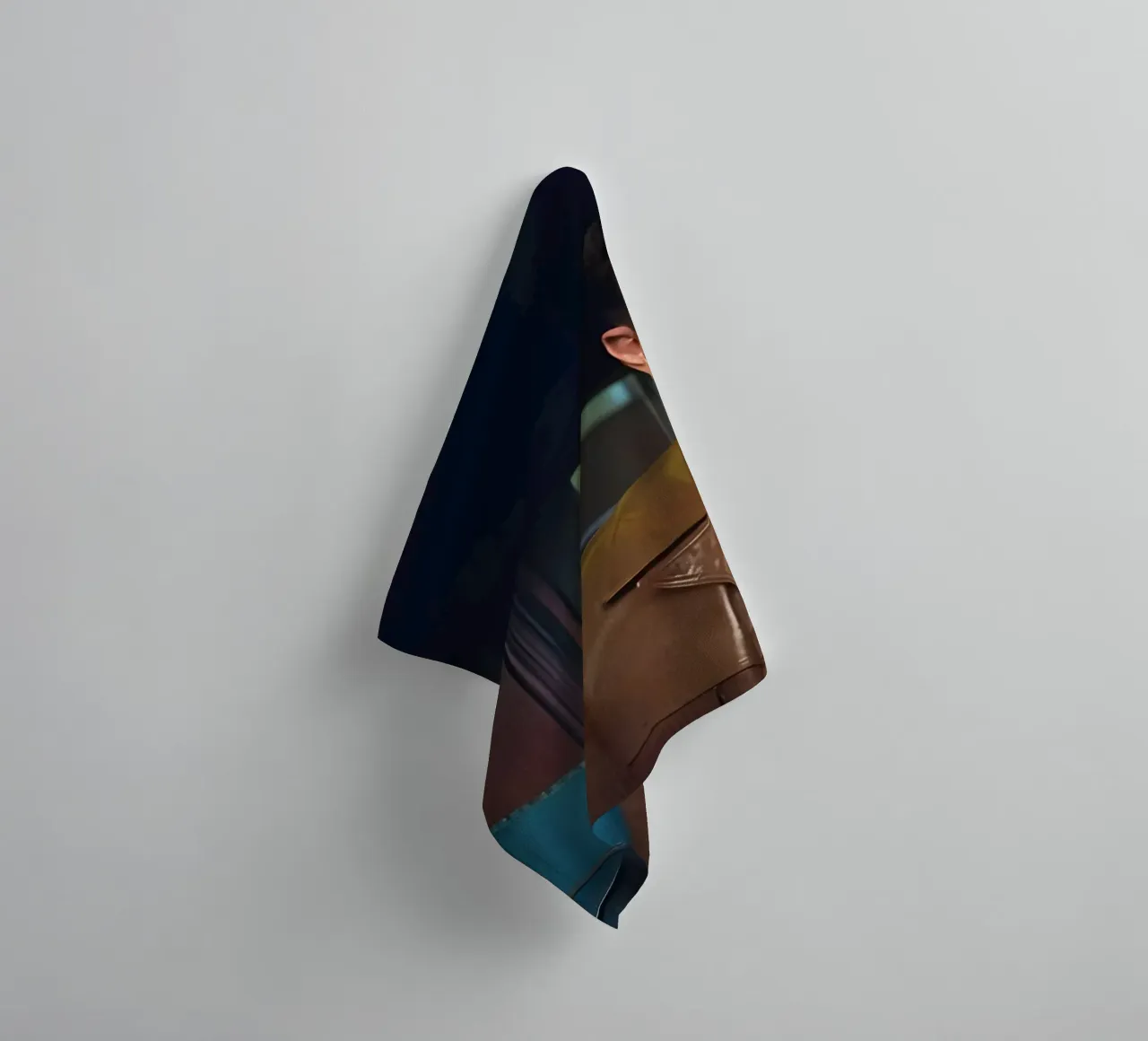 Cliff &  Rick Dalton asciugamano da bagno da Low poly art