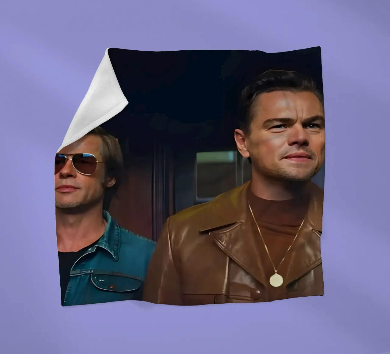 Cliff &  Rick Dalton coperta in pile da Low poly art