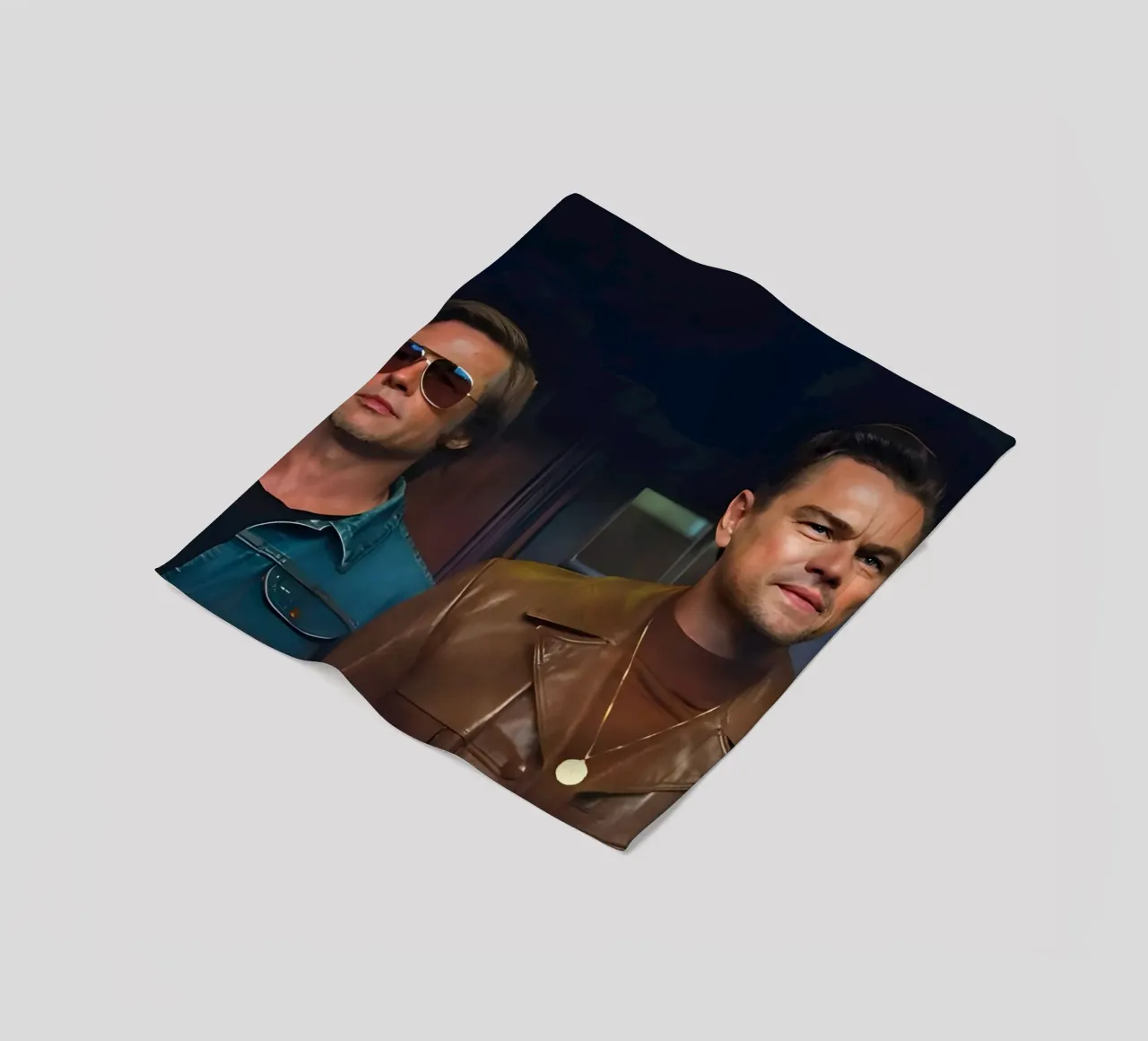 Cliff &  Rick Dalton coperta in pile da Low poly art